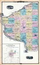 Grant County Map, Lancaster - Village, Wisconsin State Atlas 1878